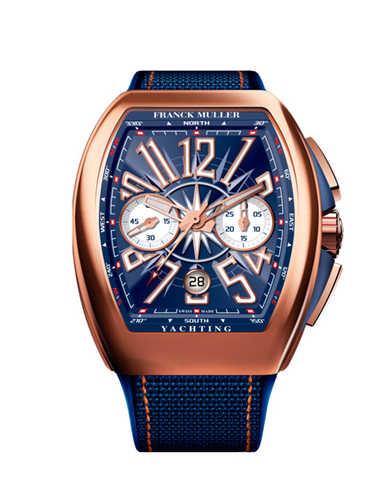 Часы Franck Muller Vanguard Yachting V45_CC_DT_YACHTING-gold